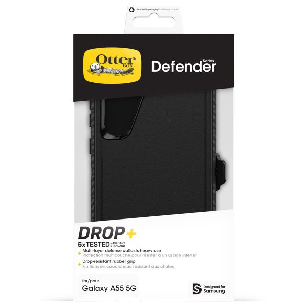 OtterBox Defender Rugged Backcover Samsung Galaxy A55 - Zwart