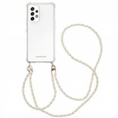 imoshion Backcover met koord + armband - Parels Samsung Galaxy A53 - Transparant