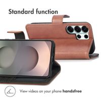 imoshion Luxury Bookcase Samsung Galaxy S26 Ultra - Brown