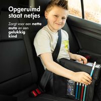 imoshion Reistafel - tablethouder auto - 7 opbergvakken - inclusief 2 kleurplaten - Zwart