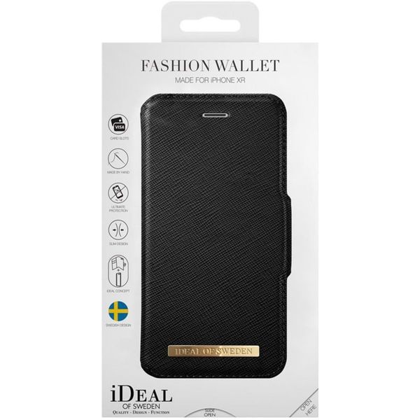 iDeal of Sweden Fashion Wallet iPhone Xr - Zwart