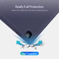 Accezz Smart Silicone Bookcase Samsung Galaxy Tab A7 - Donkerblauw