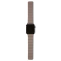 Decoded Silicone Magnetic Traction Strap Lite Apple Watch Series 1-10 / SE / Ultra (2) - 42/44/45/46/49 mm - Dark Taupe