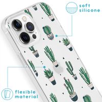 imoshion Design hoesje iPhone 13 Pro - Cactus - Groen