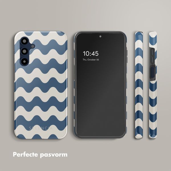 Selencia Vivid Tough Backcover Samsung Galaxy A16 - Wave Vibes Classic Blue