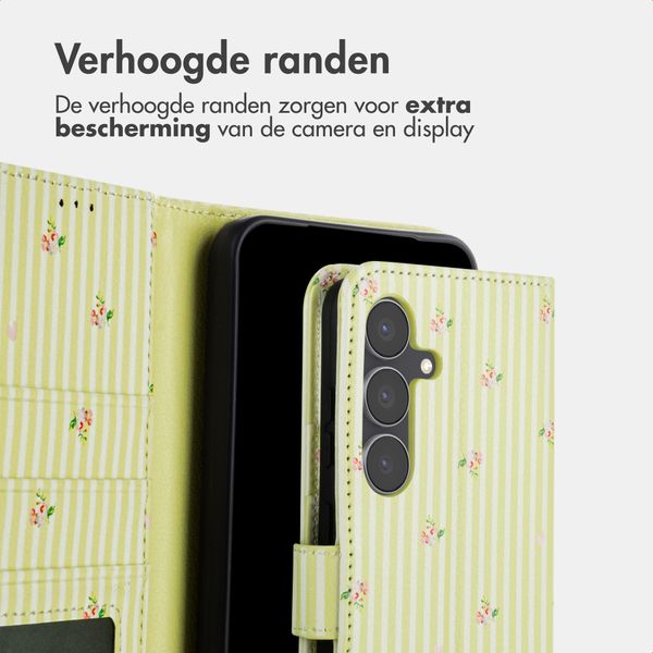 imoshion Design Bookcase Samsung Galaxy S25 FE - Garden Stripes