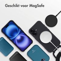 imoshion Color Backcover met afneembaar koord met MagSafe Apple iPhone 16 - Zwart