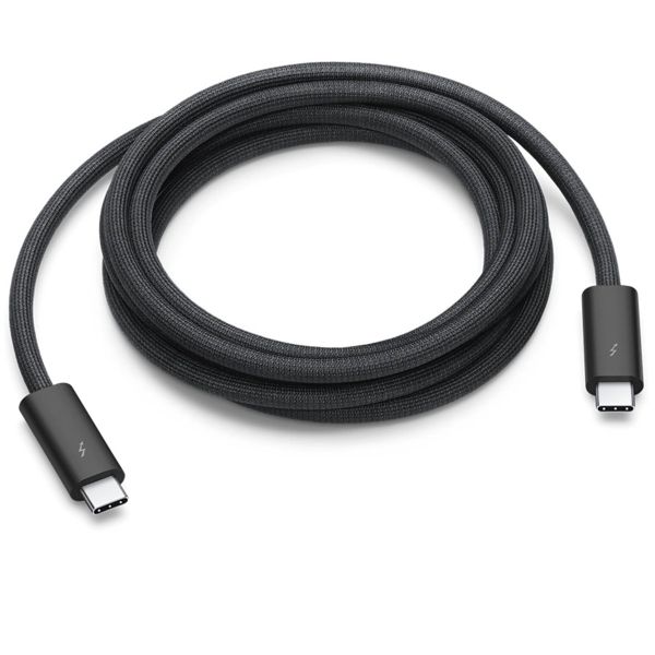 Apple Thunderbolt 3 Pro kabel - Oplaadkabel voor Apple MacBook - 2 meter - Zwart