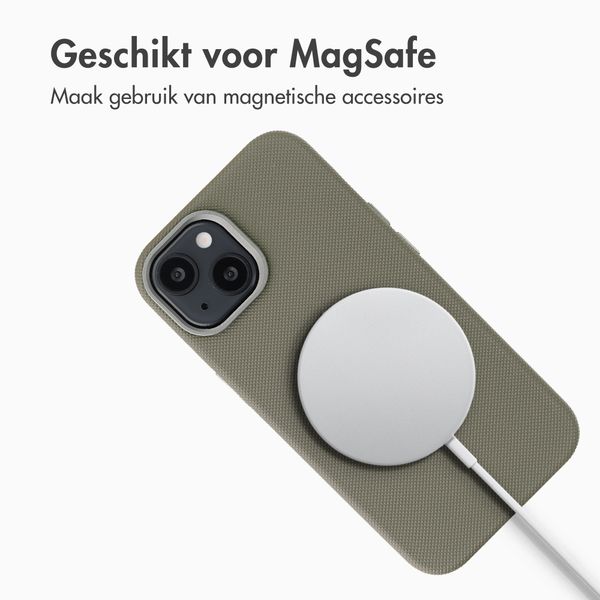 Accezz Mesh Backcover met MagSafe Apple iPhone 14 / 13 - Donkergrijs