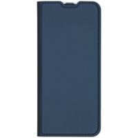 Dux Ducis Slim Softcase Bookcase Motorola One Action - Donkerblauw