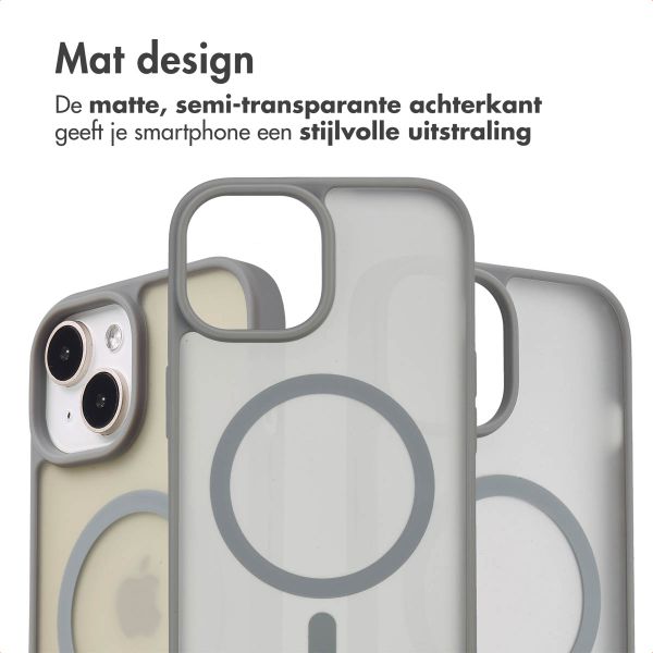 imoshion Color Guard Backcover met MagSafe iPhone 15 - Grijs