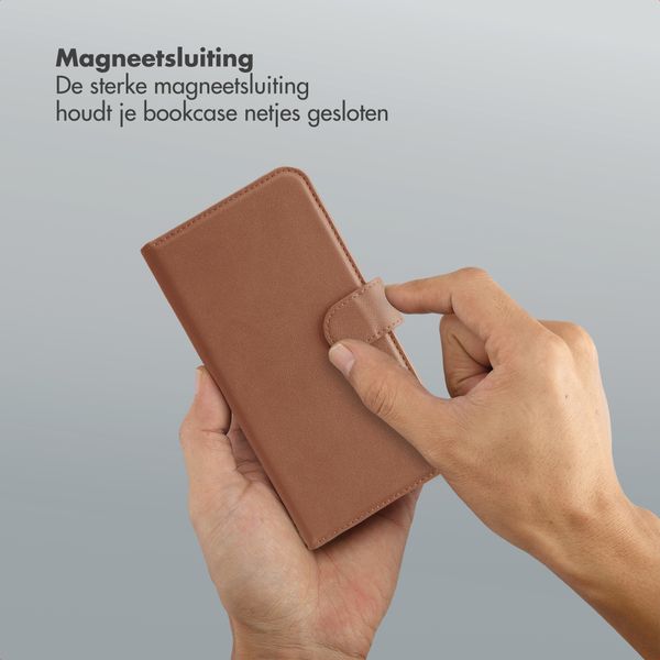 Selencia Olyn Uitneembare Bookcase met MagSafe Samsung Galaxy A57 (5G) - Bruin
