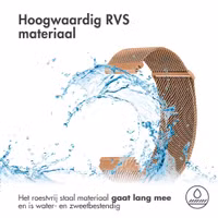 imoshion Milanees magnetisch bandje - Universeel 20 mm aansluiting - Maat M - Rosé Goud