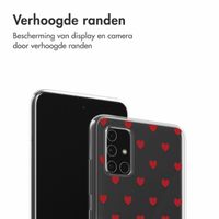 imoshion Design hoesje Samsung Galaxy A51 - Red Hearts