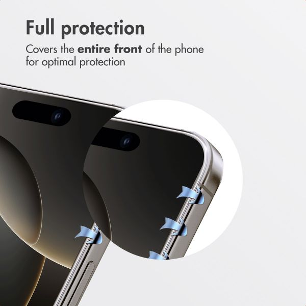 Accezz Tempered Glass Screen Protector + Applicator Apple iPhone 16 Pro