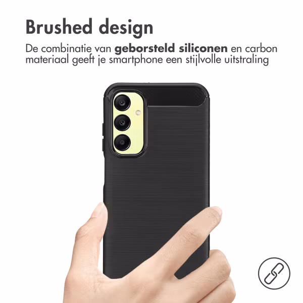 imoshion Brushed Backcover Samsung Galaxy A25 (5G) - Zwart
