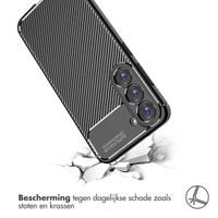 imoshion Carbon Softcase Backcover Samsung Galaxy S23 Plus - Zwart