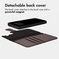 imoshion Detachable 2-in-1 Luxury Bookcase Samsung Galaxy S26 FE - Brown