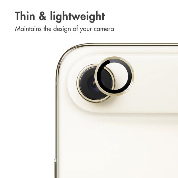 imoshion Camera Protector Glass 2-pack Apple iPhone Air - Light Gold