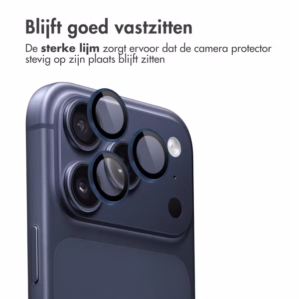 imoshion 2 Pack Camera lens protector Apple iPhone 17 Pro / 17 Pro Max - Dark Blue