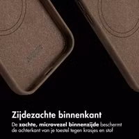 Accezz Vintage Leather Magsafe Backcover Apple iPhone 15 Pro - Rustic Brown