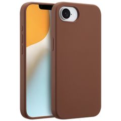 Accezz Liquid Silicone Backcover met MagSafe iPhone 16e - New Tea Brown