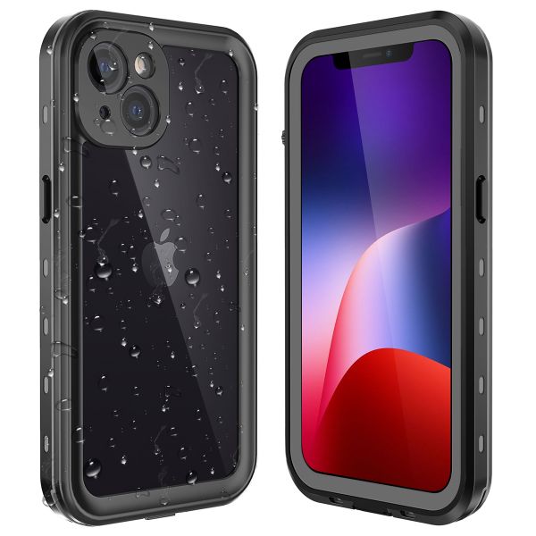 Redpepper Dot Plus Waterproof Backcover Apple iPhone 13 - Zwart