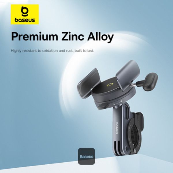 Baseus PrimeTrip Telefoonhouder fiets/motor/scooter - Magnetisch - Universeel - Cosmic Black
