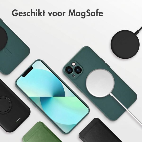 imoshion Color Backcover met MagSafe Apple iPhone 13 - Donkergroen