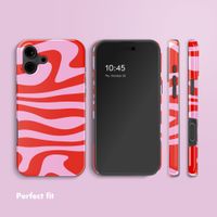Selencia Vivid Back Cover Apple iPhone 16 - Dream Swirl Pink