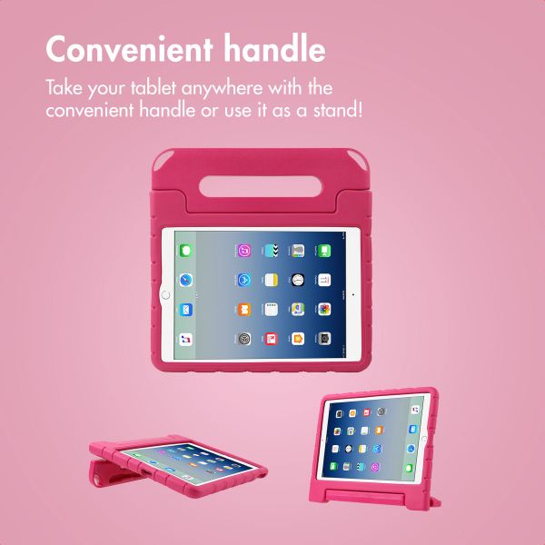imoshion Kidsproof Tablet Case with Detachable Dolls Apple iPad 9 (2021) 10.2 inch / iPad 8 (2020) 10.2 inch / iPad 7 (2019) 10.2 inch - Pink