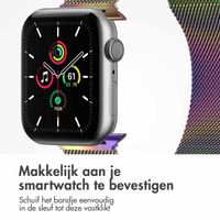 imoshion Milanees magnetisch bandje Apple Watch Series 1 t/m 9 / SE (38/40/41 mm) | Series 10 (42 mm) - Maat M - Galaxy