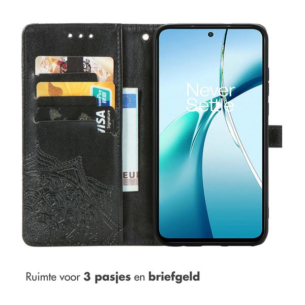 imoshion Mandala Bookcase Motorola Edge 60 Neo - Zwart