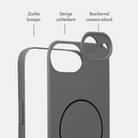 Accezz Grip Backcover met MagSafe Apple iPhone 17e / 16e - Grijs