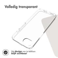 Accezz Clear Backcover Apple iPhone 16e - Transparant