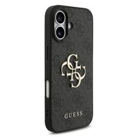 Guess 4G Metal Logo Backcover Apple iPhone 17 - Zwart