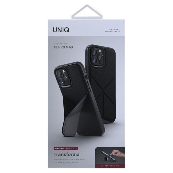 Uniq Transforma Backcover MagSafe iPhone 13 Pro Max - Charcoal Grey