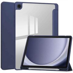 imoshion Trifold Hardcase Bookcase Samsung Galaxy Tab A9 Plus - Donkerblauw