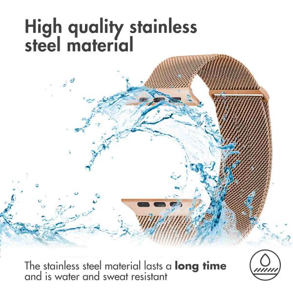 imoshion Milanese magnetic band Apple Watch | 38/40/41/42 mm - Size M - Rose Gold