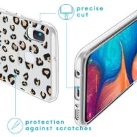 imoshion Design hoesje Samsung Galaxy A20e - Luipaard - Bruin / Zwart