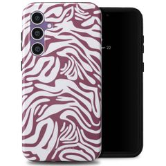 Selencia Vivid Backcover Samsung Galaxy S23 FE - Trippy Swirl Dark Rose