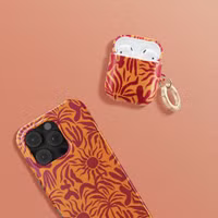 Selencia Vivid Case Apple AirPods 1 / 2 - Tropical Vibes Apricot