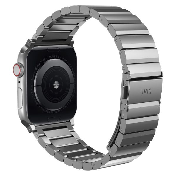 Uniq Strova Steel Link bandje Apple Watch | 44/45/46/49 mm - Sterling