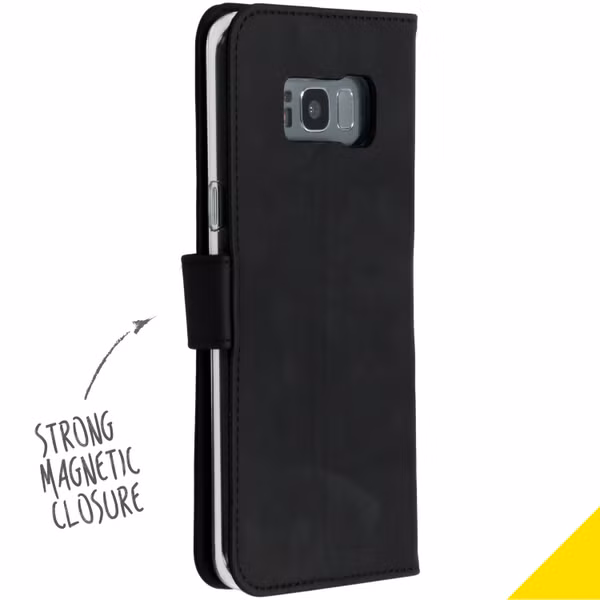 Accezz Wallet Softcase Bookcase Samsung Galaxy S8 Plus - Zwart