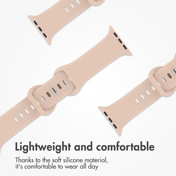 imoshion Silicone⁺ Strap Apple Watch | 44/45/46/49 mm - Size M/L - Sand Pink