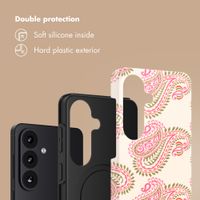 Selencia Vivid Back Cover Samsung Galaxy S26 - Paisley Blush