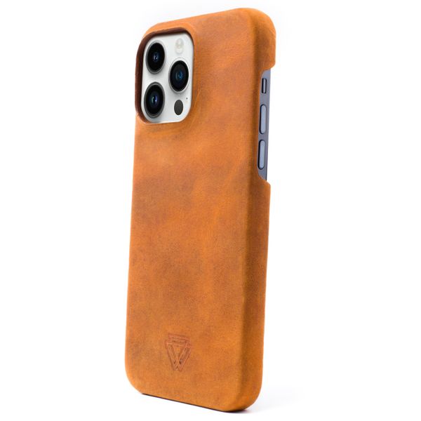 Wachikopa Full Wrap Backcover iPhone 14 Pro - Camel