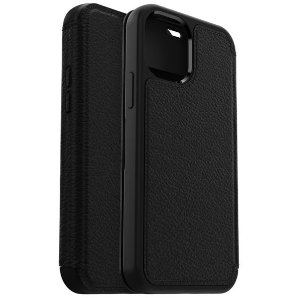 OtterBox Strada Bookcase iPhone 12 (Pro) - Zwart