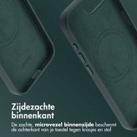 Accezz MagSafe Leather Backcover Apple iPhone 16e - Cedar Green