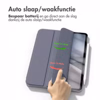 imoshion Magnetic Bookcase Apple iPad Air 11 inch (2025) M3 / (2024) M2 / Air 5 (2022) / Air 4 (2020) - Lavender